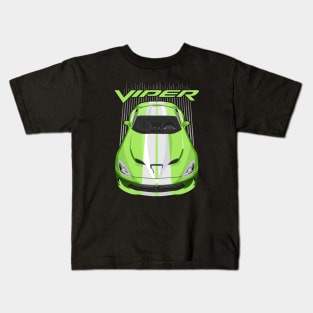 Viper SRT-green and white Kids T-Shirt